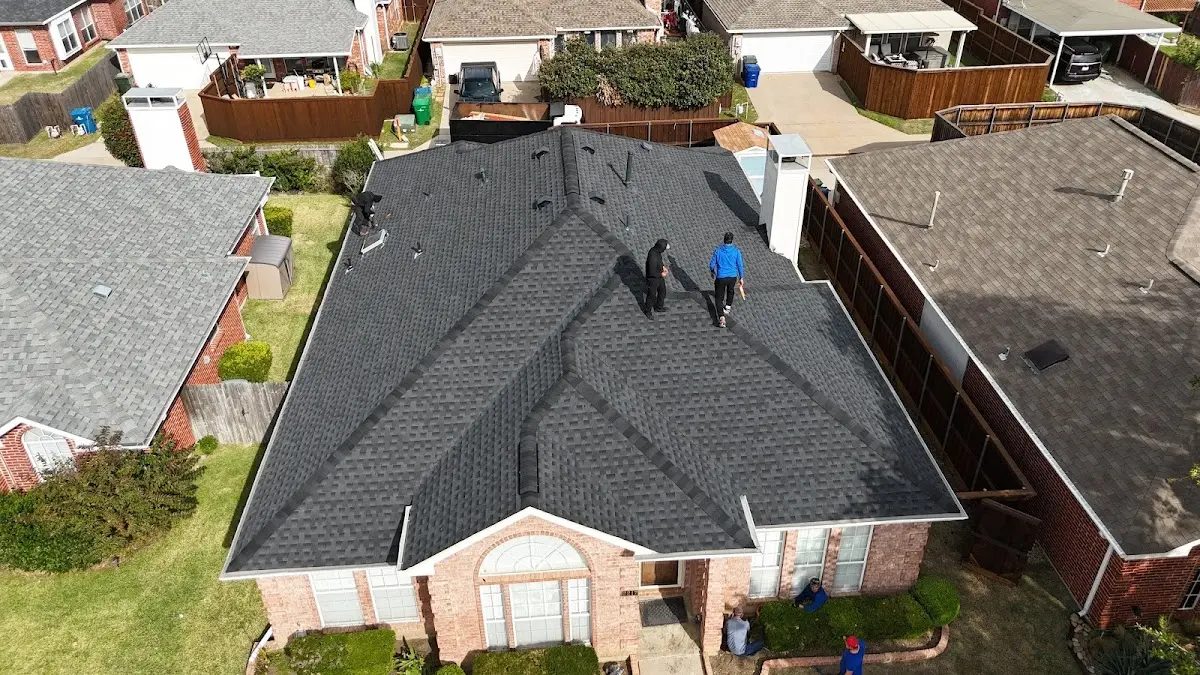 Commercial Roofing work in progress on a Visalia property